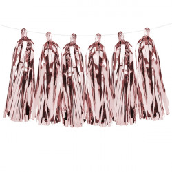 Tassel Garland Rose Gold (12 Tassles 1.5m)