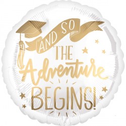 The Adventure Begins White & Gold Standard S40 Pkt