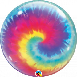 Tie Dye Swirls 22" Single Bubble Yrv
