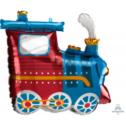 Train Choo Choo Shape P35 Pkt (25" X 22")