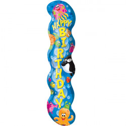 Trend Sea Buddies Happy Birthday Shape P35 Pkt (10" X 40")