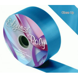 Turquoise 2" Eleganza Poly Ribbon 91m
