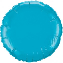 Turquoise Round 18" Flat Q Hj