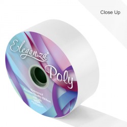 White 2" Eleganza Poly Ribbon 91m