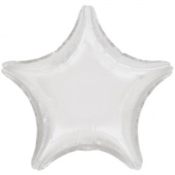 White Metallic Star Standard S15 Flat A