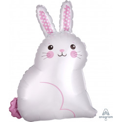 White Satin Bunny Junior Shape Standard S50 Pkt