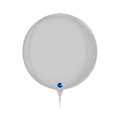 White Satin Globe 11" Pkt