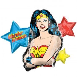 Wonder Woman Shape P38 Pkt (33" X 26")