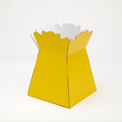 Yellow Matt Porto Vase/hamper Boxes (25)