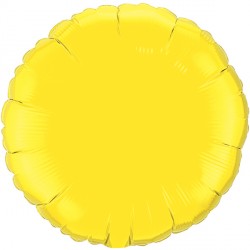 Yellow Round 18" Flat Q Hj