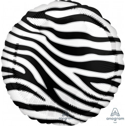 Zebra Print Animalz Circle Standard S15 Pkt