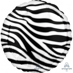 Zebra Print Animalz Circle Standard S18 Flat A