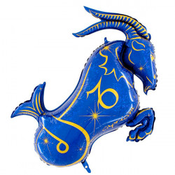 Zodiac Capricorn Holographic Blue 42" Shape Pkt